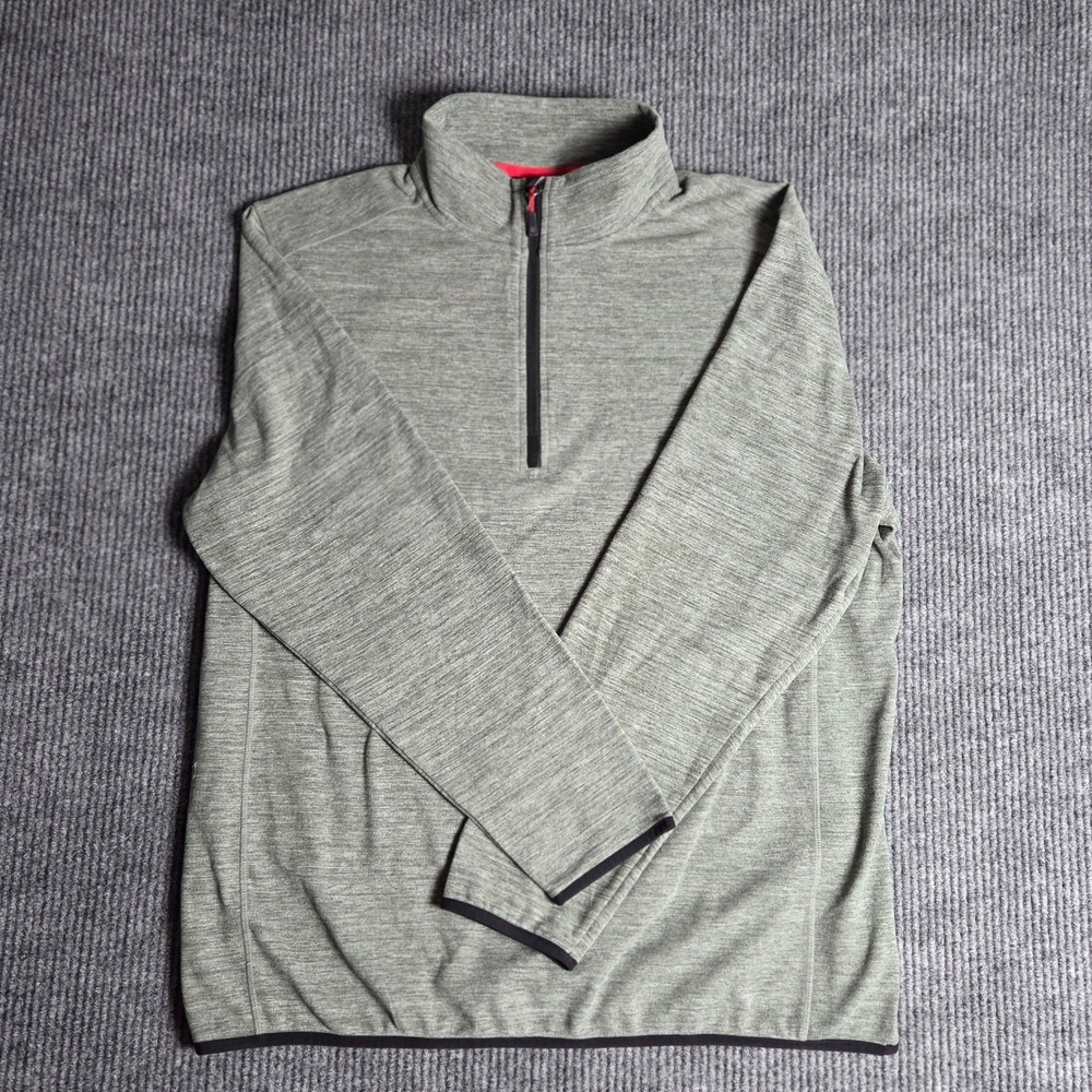 Avalanche Outdoor Supply Company Men's Size XL Gray Heather 1/4 Zip Pullover